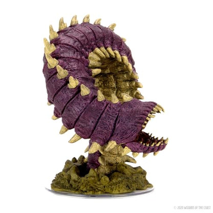 WizKids D&D Icons of The Realms: Fangs and Talons - Purple Worm Premium Set - style: Purple Worm