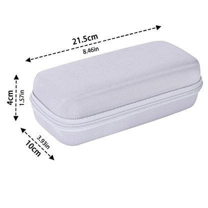 Aenllosi Hard Case for 12PCS Blaze Evercade C64 Alwa Cathedral, White | Hard shell construction, Water-resistant design, Dust-resistant design, Smooth zipper access, Case only
