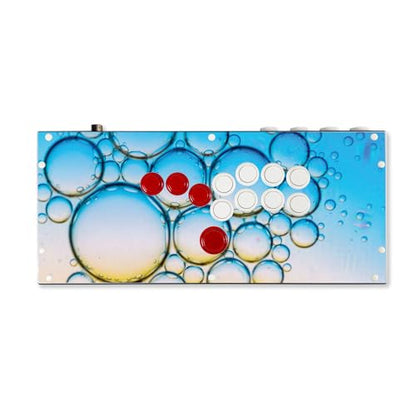Gaming Skin Compatible with Hit Box (PS4/PC) - Sunrise Bubbles - Premium 3M Vinyl Protective Wrap Decal Cover - Easy to Apply | Crafted in The USA by MightySkins - color: Sunrise Bubbles