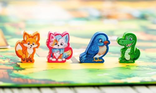 Family Board Game - Build Your Own Animal Zoo - Strategy Card Game for Kids and Adults - Fun Game Night Party Game - 1 to 6 Players Ages 7 and Up