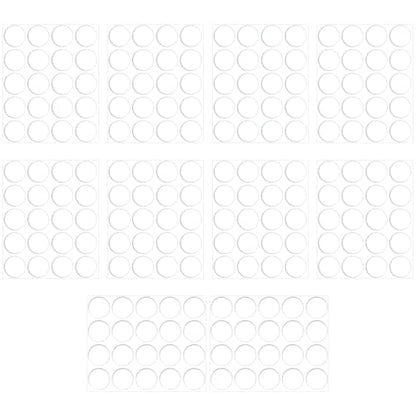 200 Pcs Dot Mouse Glide Sliders, Universal 6.5mm PTFE Mouse Feet Skate Stickers, Smooth Sliding Pads Compatible with All Mousepads, Wear-Resistant Smooth Glide Mice Glass Skates Pad (White) - size: Dia 6.5mm White