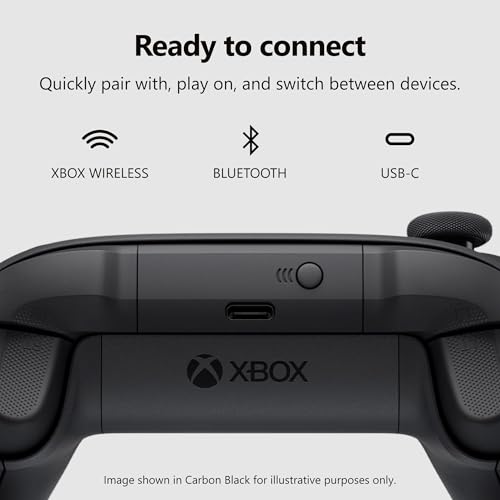 Xbox Wireless Gaming Controller | Velocity Green | Consoles, PCs, TVs, mobile, and more | Textured Grip | Wireless, Bluetooth, USB-C Connectivity - style: Velocity Green