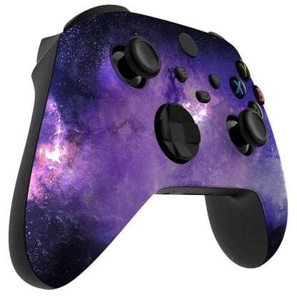 Stealth Controllers Wireless Controller for Xbox Series S, Xbox Series X, Xbox One - Soft Touch Feel - Custom Series S/X Controller (Purple Galaxy) - color: Purple Galaxy