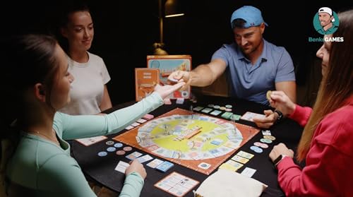 Tennis Board Game for Adults & Kids - 2-6 Player Strategy Game | Tennis Gifts for Men, Women & Fans | Family Game Night | World's First Tennis Tour Board Game