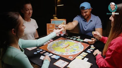 Tennis Board Game for Adults & Kids - 2-6 Player Strategy Game | Tennis Gifts for Men, Women & Fans | Family Game Night | World's First Tennis Tour Board Game