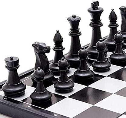 Magnetic Travel Chess Set 10 Inches with Folding Chess Board Educational Toys for Kids and Adults - size: 10"