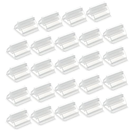 Maitys 24 Pcs Plastic Game Piece Card Stands Holder Plastic Board Pieces Markers DIY Playing for Board Game Party Favor(Transparent) - color: Transparent