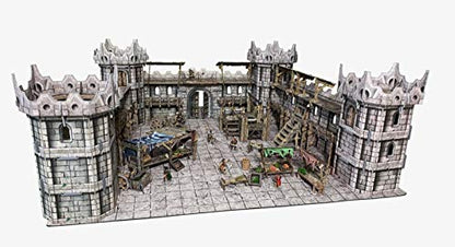 Battle Systems – Modular Fantasy Scenery – Perfect for Roleplaying and Wargames - Multi Level Tabletop Terrain for 28mm Miniatures – Colour Printed Model Diorama – DnD Warhammer (Citadel) - style: Citadel