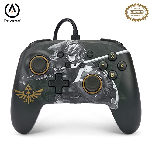 PowerA Enhanced Nintendo Switch and Switch 2 Wired Controller - Legend of Zelda Battle Ready Link, Officially licensed - color: Battle-Ready Link