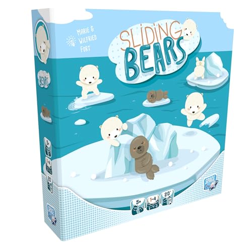Sliding Bears Board Game | Cooperative Ice Puzzle Challenge, Engaging Problem-Solving, Family Game for Kids & Adults, Ages 5+, 1-4 Players, 20 Mins