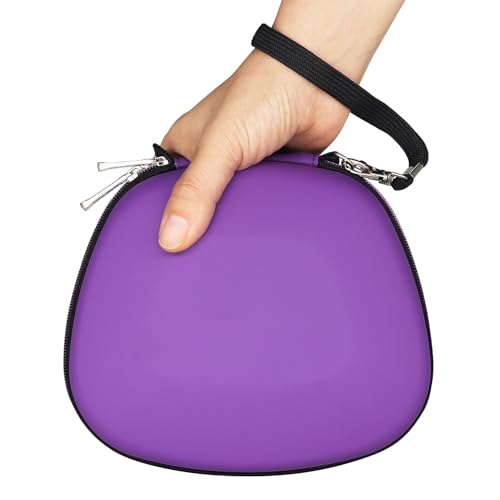 Carry Case Compatible with PS5 DualSense Wireless Controller, PlayStation 5 Controller Holder Travel Safekeeping Protective Case Storage Bag - color: Purple