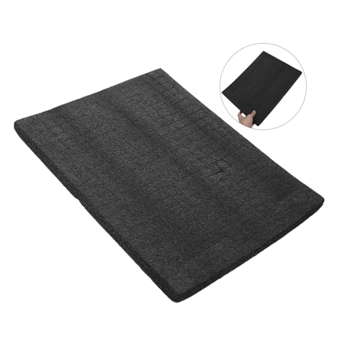 OSALADI Pick and Pluck Foam Insert 33x25cm Shock-Absorbing Black Foam Padding for Tool Boxes Jewelry Boxes and Game Cases for Packing and Shipping Supplies