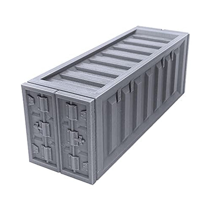 EnderToys Cargo Containers, 3D Printed Tabletop RPG Scenery and Wargame Terrain for 28mm Miniatures