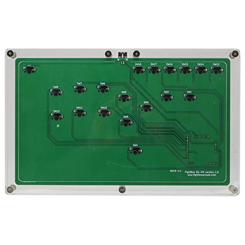 FightBox B1-PS Ultra-Thin All Buttons Leverless-Style Arcade Joystick Fight Stick Game Controller For PS4/PS3/PC Hot-Swap Cherry MX
