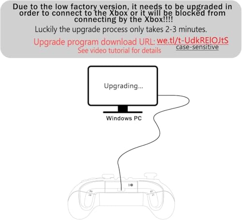 Dinosoo Replacement Controller for PS5/Xbox Series X|S with gamepad, video game controller, gaming controller, works with PS5/Xbox One and Windows 10/11 - color: Dark‌