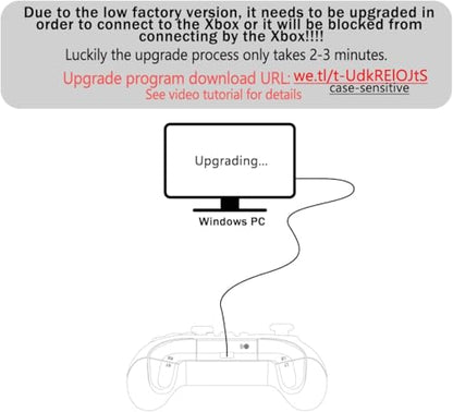 Dinosoo Replacement Controller for PS5/Xbox Series X|S with gamepad, video game controller, gaming controller, works with PS5/Xbox One and Windows 10/11 - color: Dark‌