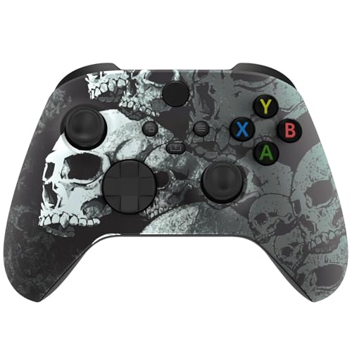 Stealth Controllers Wireless Controller for Xbox Series S, Xbox Series X, Xbox One - Soft Touch Feel - Custom Series S/X Controller (Skulls) - color: Skulls