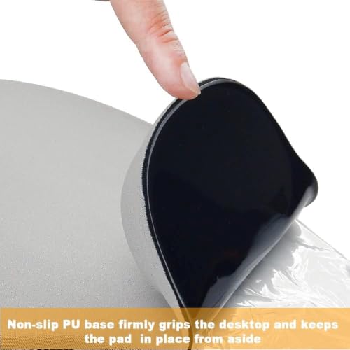 Office Mousepad with Gel Wrist Support - Ergonomic Gaming Desktop Mouse Pad Wrist Rest - Design Gamepad Mat Rubber Base for Laptop Computer -Silicone Non-Slip Special-Textured Surface (07Purple) - color: 07Purple