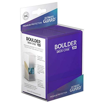 Ultimate Guard Boulder Deck Case 80+ Std. Size Amethyst - color: Amethyst, size: 80+