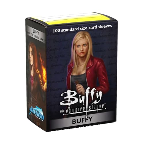 Dragon Shield | Matte Art Sleeves | 100 CT - Smooth & Tough Premium TCG Sleeves | Compatible with Pokemon, One Piece & Magic the Gathering | Buffy the Vampire Slayer - color: Buffy the Vampire Slayer