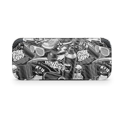 Carbon Fiber Gaming Skin Compatible with Nintendo Switch 2 Console Only - Mono Hip Hop - Premium 3M Vinyl Protective Wrap Decal Cover - Easy to Apply | Crafted in The USA by MightySkins - color: Mono Hip Hop, size: Switch 2 Console Skin Only, style: Textu