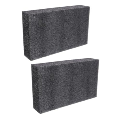 DOITOOL 2pcs Thick Black Foam Sheets Pearl Cotton Pad Liners for Trading Card Pads Shipping Storage Box Dividers Diy Crafts