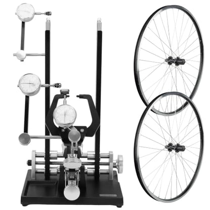 Bicycle Wheel Truing Stand with Precision Dial Indicators Bike Alignment Frame