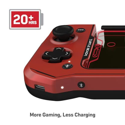 Turtle Beach Atom Mobile Game Controller with Bluetooth for Cloud Gaming on Android Mobile Devices with Compact Shape, Console Style Controls & Low Latency Bluetooth - Red - color: Red