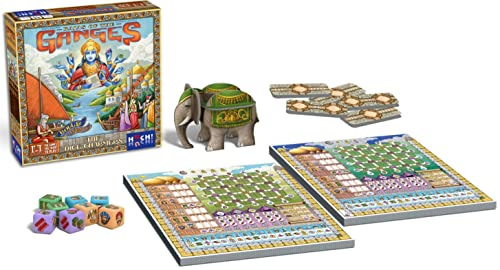 R & R Games Rajas of The Ganges, The Dice Charmers, A New Version of the Popular Board Game Rajas of the Ganges, Perfect for 2-5 Players, Board Games for Adults and Kids
