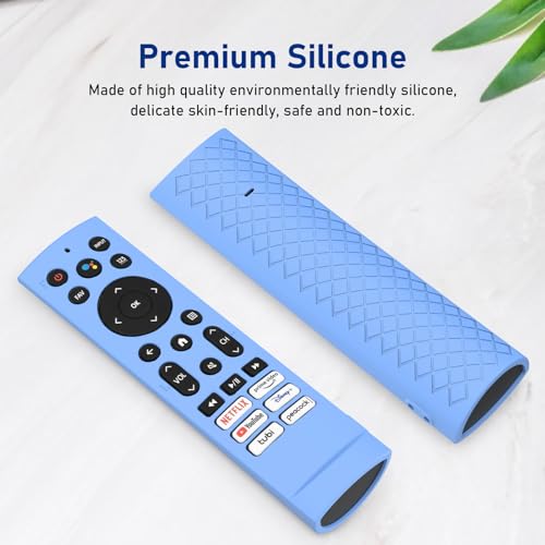 Protective Cover for Hi-Sense U7G, ERF3A90, U8 U9G Series 4K ULED Remote Protector,Glow Blue - color: Glow Blue