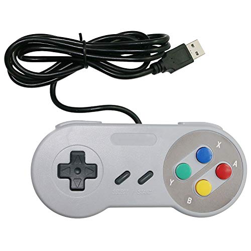 TOOPONE 2 Pack Retro USB Controller Gamepad Joystick, USB PC Super Classic Controller Joypad Gamestick for Windows PC MAC Linux Raspberry Pi 3 Sega Genesis Higan