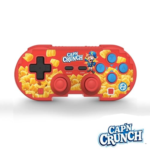 Hyperkin Limited Edition Pixel Art Wireless Bluetooth Controller - Officialy Licensed - Cap'n Crunch Controller For Nintendo Switch 2 / Switch/Oled, PC, Mac, Android, iOS