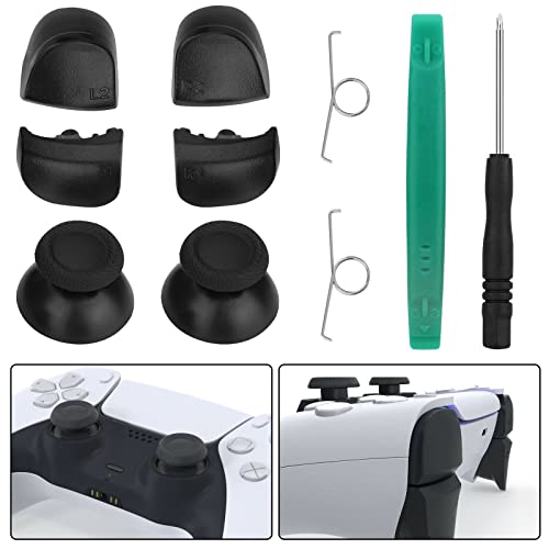 10 in 1 Replacement Controller Thumb Grip Buttons Tool Kit for Sony for PS5 Gaming Device Parts Accessories