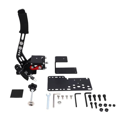 POCREATION PC Racing Game USB Handbrake 16Bit Simulate Linear Handbrake for G27 G29 G920 G923 T500 T300