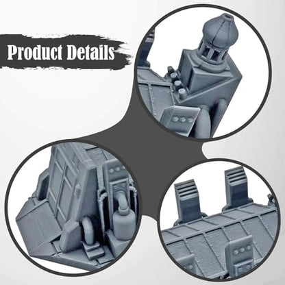 harayaa Unpainted Miniature Building Terrain Table Game Decoration Layout Gift