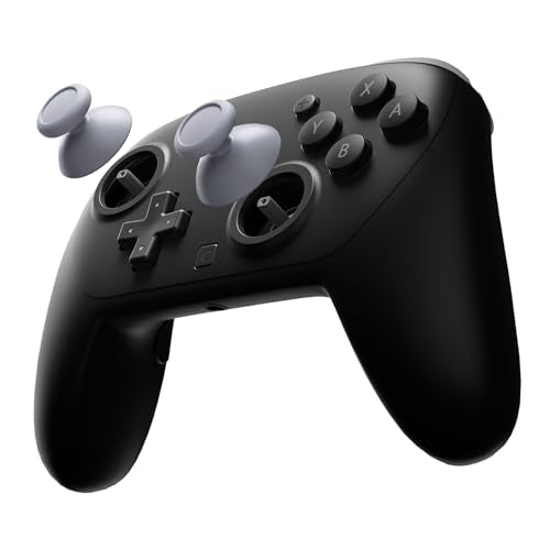 eXtremeRate Replacement 3D Joystick for Nintendo Switch 2 Pro Controller, Left Right Analog Stick Thumbsticks with Screwdriver Tools for Switch 2 Pro Controller, Multi-Colors Options - New Hope Gray - color: New Hope Gray