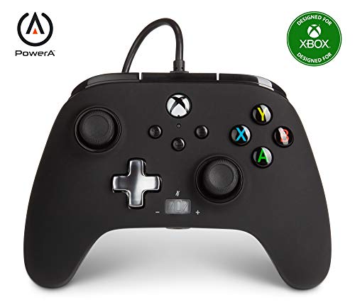 PowerA Enhanced Wired Controller for Xbox Series X|S - Black, Officially Licensed for Xbox - color: Black