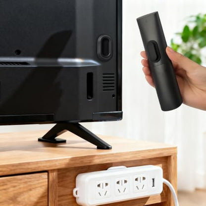 VZZNN 20 Pack Magnetic Remote Control Holder Wall Mount (Black and White), Self Adhesive TV Remote Holder No Drill for Home Office TV, Fan and Air Conditioner Remote Control - color: Black and White