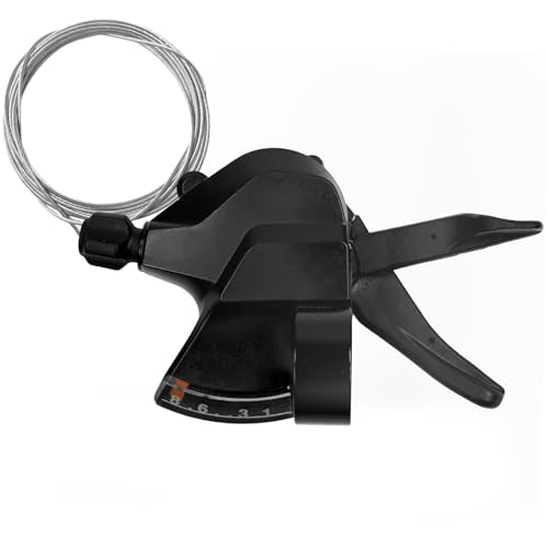 SL-M315-8R Bike Shift Lever,Bicycle Shift Lever - Right, Mountain Right Shifter Lever with Optical Gear Display | Bike shifter. Durable, ergonomic design. Compatible with mountain, road, folding bikes. Easy install. - color: SL-M315-8R