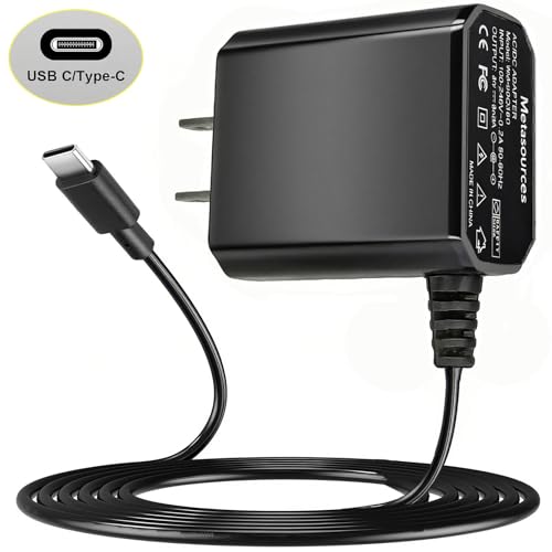 5V Adapter for Lume Cube LC-Panel 112 LC-PANELGORGB RGB Panel GO Broadcast | USB-C 5V AC/DC Lighting Kit Webcam Light Enhance Video Calls Streaming Power Supply Charger
