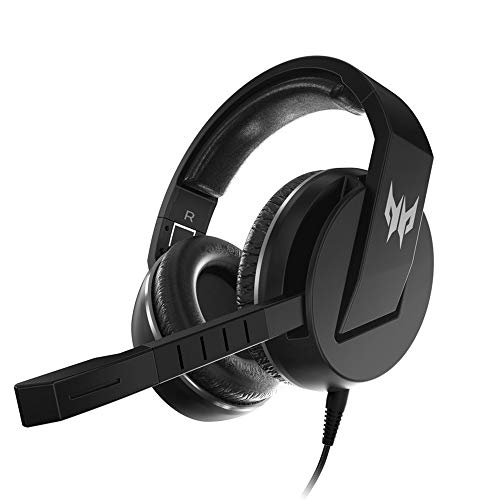 acer Predator Galea 311 True Harmony Sound Gaming Headset: 50mm Drivers - Rotatable Omni-Directional Mic with On-Cable Controls - Black, NP.HDS11.00B, (Pack of 1) - style: Galea 311 Headset