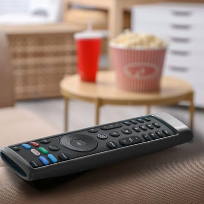 Case for Vizio TV Remote, Cover Compatible with Vizio Smart TV Remote Control XRT136 / XRT140 Silicon Universal Sleeve Skin Black - color: Non-Glow Black