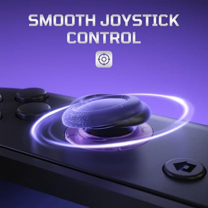 eXtremeRate Replacement 3D Joystick for Nintendo Switch 2 JoyCon, Controller Left Right Analog Stick Thumbsticks with Repair Tools for JoyCon 2, Multi-Colors Options - Clear Atomic Purple - color: Clear Atomic Purple