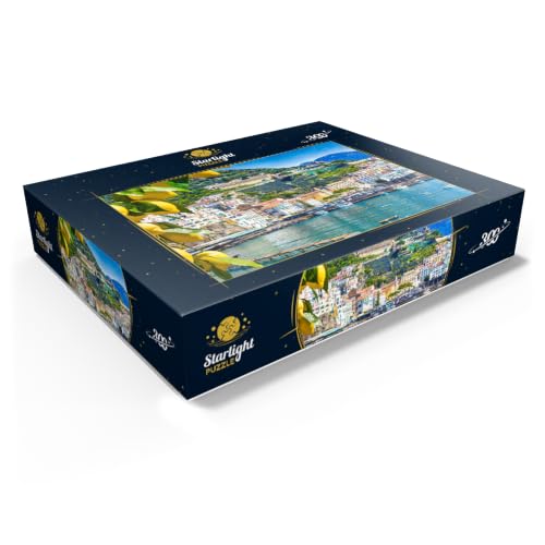 MyPuzzle Panoramic View of Beautiful Amalfi On Hills Leading Down to The Coast, Campania, Italy - Premium 300 Piece Jigsaw Puzzle for Adults - size: 300 Pieces