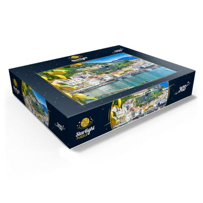 MyPuzzle Panoramic View of Beautiful Amalfi On Hills Leading Down to The Coast, Campania, Italy - Premium 300 Piece Jigsaw Puzzle for Adults - size: 300 Pieces