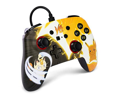 PowerA Enhanced Wired Controller for Nintendo Switch - Pokémon: Pikachu vs. Meowth - color: Pikachu vs. Meowth