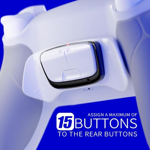 HEXGAMING ULTIMATE Wireless Controller Compatible with ps5, New Hope Gray | Hall Effect Joysticks, Mouse-Click Triggers & Bumpers, 4 Remappable Back Buttons, 8 Swappable Sticks, FPS Gaming - color: New Hope Gray