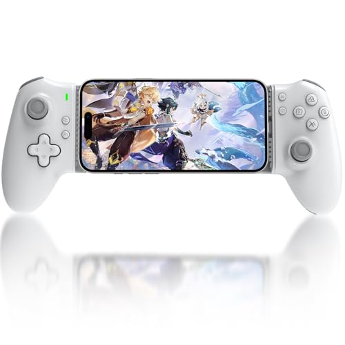 Joso USB C Game Controller for iPhone 15/16/17 & Android Type-C Phones, Hall Effect Joystick Triggers Mobile Gaming Controller with Passthrough Charging for PS Remote Play, COD Mobile, Fortnite, Cloud Gaming - size: USB C