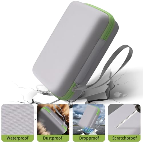 Baval Hard Case for Leapfrog Leapster Ultra Handheld Learning Game Console | Shockproof, Impact-resistant, Protective Storage Box, Portable Carrying Box, Elastic Straps, Mesh Pocket