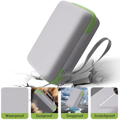 Baval Hard Case for Leapfrog Leapster Ultra Handheld Learning Game Console | Shockproof, Impact-resistant, Protective Storage Box, Portable Carrying Box, Elastic Straps, Mesh Pocket